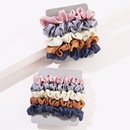 simple satin hair ring Korean rubber band headdress 5 setspicture5