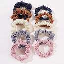 simple satin hair ring Korean rubber band headdress 5 setspicture7