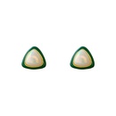 Retro geometric pearl female simple green alloy earrings ear jewelrypicture11