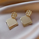 fashion geometric square sequin earrings simple alloy earringspicture7
