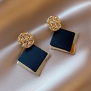 fashion geometric square sequin earrings simple alloy earringspicture9