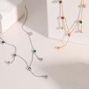 fashion necklace color zirconium sweater chain titanium steel collarbone chainpicture9
