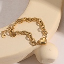 heart shaped female fashion 18K copper bracelet metal jewelrypicture9