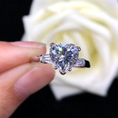 fashion inlaid AAA heartshaped zircon engagement party ring accessoriespicture7