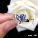 fashion inlaid AAA heartshaped zircon engagement party ring accessoriespicture8