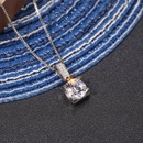 fashion microencrusted bull head single zircon pendant copper necklace wholesalepicture10