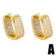 Fashion exaggerated female zircon geometric earringspicture10