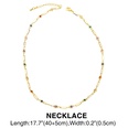 colorful zircon stitching copper bracelet necklacepicture10
