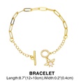 Cute bee copper inlaid zircon OT buckle bracelet necklacepicture11