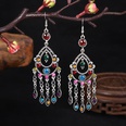new long multilayer diamond dropshaped retro alloy earrings womens accessories wholesalepicture12
