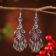 Fashion new long tassel leaf female exaggerated fashion alloy earrings bridal wholesalepicture15