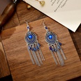 new retro chain tassel ethnic female antique alloy earrings wholesalepicture14