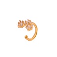 fashion copper zirconstudded star fashion single pierced earrings wholesalepicture11