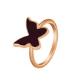 retro drip oil butterfly copper ring fashion color geometric index finger ringpicture12