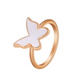retro drip oil butterfly copper ring fashion color geometric index finger ringpicture13