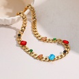 female fashion color zirconium stainless steel jewelry trendpicture13