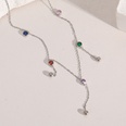 fashion necklace color zirconium sweater chain titanium steel collarbone chainpicture13
