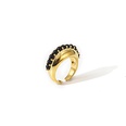 Pearl ring female fashion copper index finger adjustable open ringpicture13