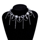 new fashionable short rhinestone baroque fringed choker alloy necklacepicture11