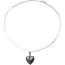 simple fashion heart letters Love trend titanium steel necklacepicture11