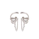 Fashion cross chain tassel creative fashion hiphop alloy earrings femalepicture10