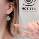 fashion microset zirconium geometric simple alloy earringspicture8