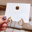 simple alloy water drop earrings fashion diamond alloy earringspicture8