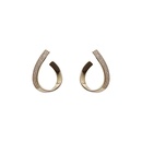 simple alloy water drop earrings fashion diamond alloy earringspicture11