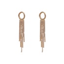 fashion tassel inlaid zircon earrings simple alloy earringspicture10