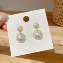 minimalist baroque pearl circle womens fashion autumn and winter new alloy earringspicture8