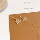 fashion diamond opal bagshaped ear hook alloy earringspicture8