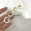 Fashion new metal female circle stud alloy earringspicture9