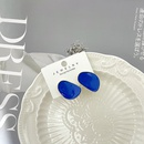 Fashion new Klein blue oval oil drop elegance alloy earrings womenpicture6