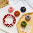 simple flocking birds nest hair device ball hair accessories clippicture8
