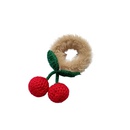 Autumn and winter new cherry hair ring autumn and winter plush ponytail hair ropepicture9