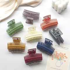 simple color clip autumn and winter shark clip Korean square large hair clip
