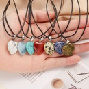 vintage mixed models creative heart dropshaped natural stone necklacepicture7