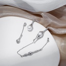 fashion inlaid pearl asymmetrical long tassel drop earrings wholesalepicture9