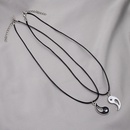 vintage Tai Chi stitching necklace retro creative pendant alloy necklacepicture9