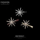 fashion pearl snowflake star hairpin sixpointed star rhinestone edge clippicture8