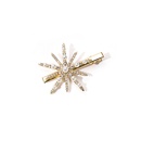fashion pearl snowflake star hairpin sixpointed star rhinestone edge clippicture11