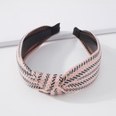 vintage fabric knot contrast color fashion headband wholesalepicture8