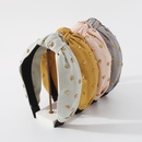 fashion fabric star headband knotted solid color retro headband wholesalepicture7