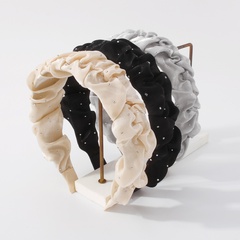fashion trend pleated headband fabric hair accessories wholesale