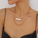 simple jewelry metal thick chain punk double layer clavicle chain wholesalepicture8