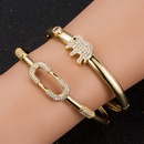new fashion copperplated real gold microset zircon elephant bracelet accessoriespicture9