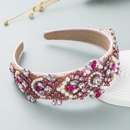 fashion Baroque inlaid color pearl rhinestone trend hairband wholesalepicture8