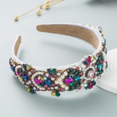 fashion Baroque inlaid color pearl rhinestone trend hairband wholesalepicture10