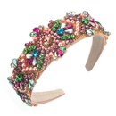 fashion Baroque inlaid color pearl rhinestone trend hairband wholesalepicture11