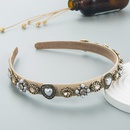 fashion vintage color pearl crystal alloy headband wholesalepicture9